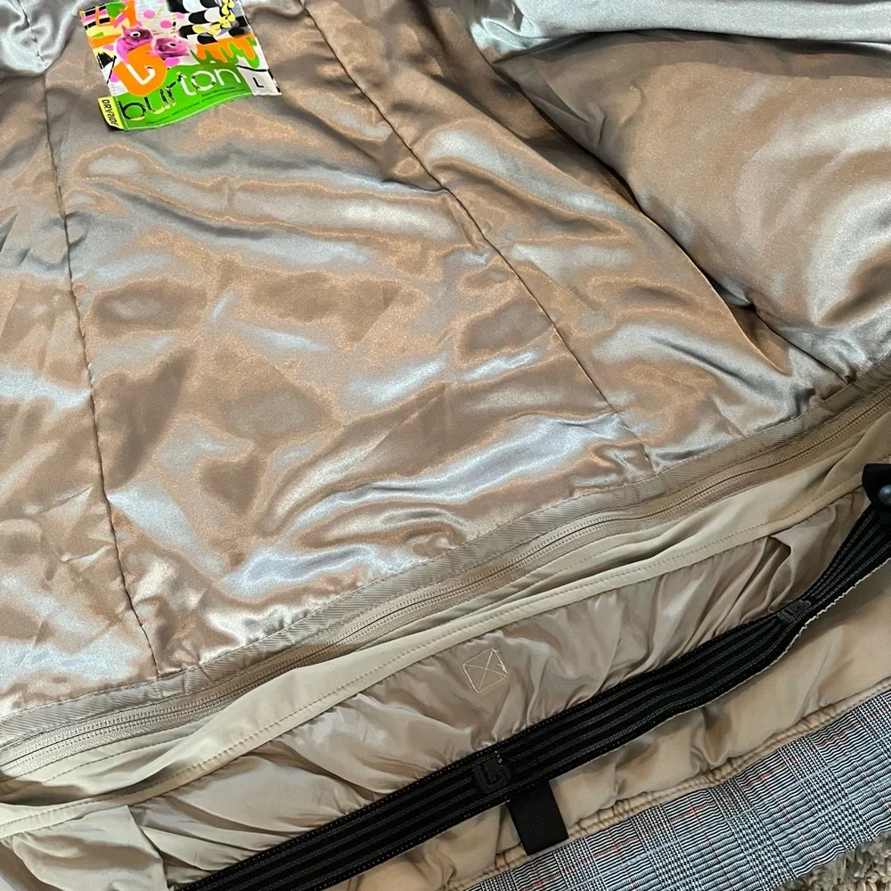 Burton Womens Large Plaid Ski Jacket - Picture 3 of 5